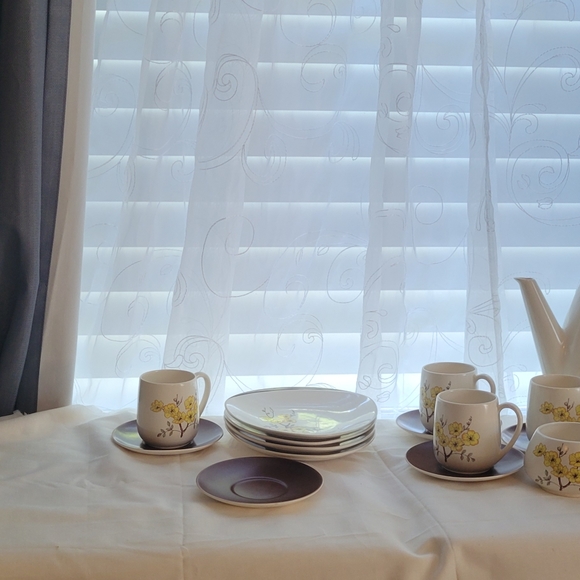 ❤😍CARELON WARE RETRO MIMOSA 1950 MADE IN ENGLAND 17 PIECES - Picture 16 of 16